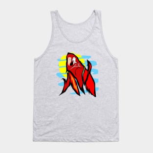 Parrot Design Tank Top